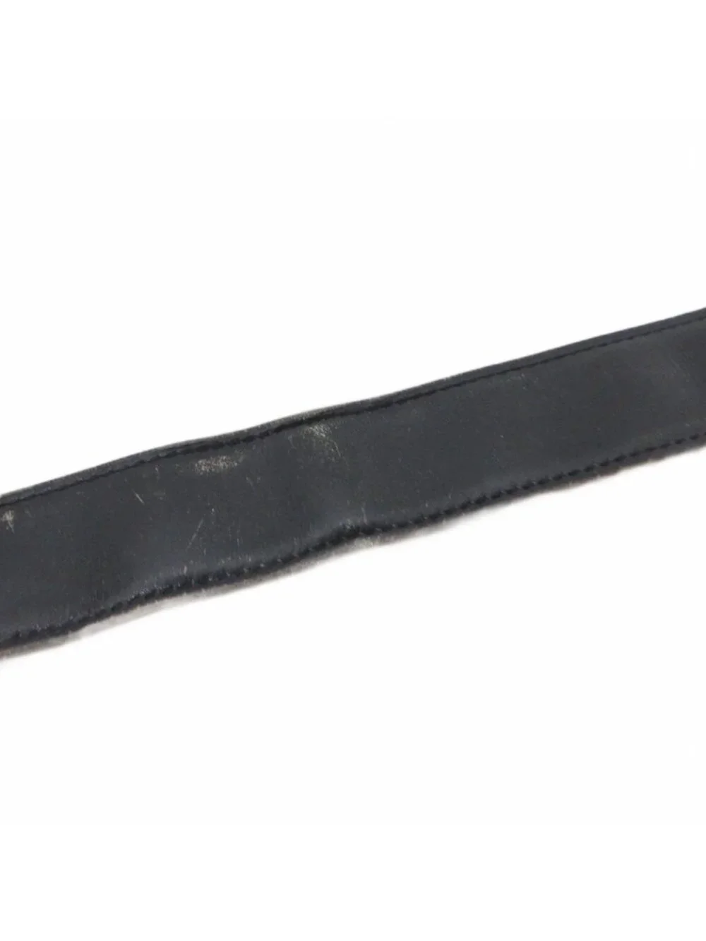Hermes Constance H Logo Buckle Belt Leather 70 Black